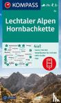  - Kompass WK24 Lechtaler Alpen, Hornbachkette - Wandelkaart Schaal 1 : 50.000