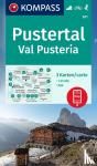  - KOMPASS Wanderkarten-Set 671 Pustertal, Val Pusteria (3 Karten) 1:25 000 - inklusive Karte zur offline Verwendung in der KOMPASS-App. Fahrradfahren. Skitouren