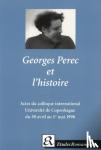 Jorgensen, Steen Bille, Sestoft, Carsten - Georges Perec et l'historie.