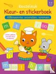 ZNU - Reuzeleuk kleur- en stickerboek - Allereerste woorden vormen (5-6 j.) - Letters plakken, woorden lezen en kleuren!