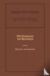 Leeuwen, Dr. J.A.C. van - Het Evangelie van Mattheus