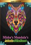 Black Edition, HugoElena - Misha's mandala's: Animals of the forest - Mindfulness kleurboek