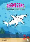 Hugo Elena, Dhr - Zeewezens - Uitknippen en inkleuren kleruboek voor kinderen