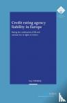 Verheij, D.J. - Credit rating agency liability in Europe