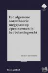 Rustenburg, P. - Een algemene normtheorie toegepast op open normen in het belastingrecht