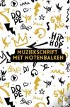 Books, Gold Arts - Muziekschrift met notenbalken - Muziekpapier met notenschrift