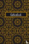 Books, Gold Arts - Adresboek - Telefoonregister - Adressenboek en telefoonboekje