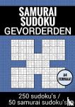 Puzzelboeken, Sudoku - Samurai Sudoku - Gevorderden - nr. 21 - Puzzelboek met 250 Sudoku's / 50 Samurai Sudoku's - Medium Puzzels voor Volwassenen en Ouderen