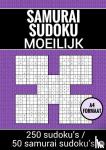 Puzzelboeken, Sudoku - Samurai Sudoku - Moeilijk - nr. 25 - Puzzelboek met 250 Sudoku's / 50 Samurai Sudoku's - Moeilijke Puzzels voor Volwassenen en Ouderen