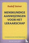 Steiner, Rudolf - Menskundige aanwijzingen voor het leraarschap