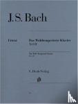 Bach, Johann Sebastian - The Well-Tempered Clavier Part II BWV 870-893 - Das Wohltemperierte Klavier Teil II. Instrumentation: Piano solo