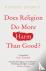Does Religion do More Harm ...