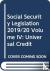 Social Security Legislation...