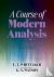 Course of Modern Analysis -...