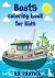 Boats coloring book for kid...