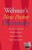 Webster's New Pocket Dictio...