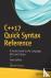 C++17 Quick Syntax Referenc...
