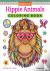 Hippie Animals Coloring Book
