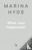HYDE, MARINA - WHAT JUST HAPPENED