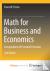 Math for Business and Econo...